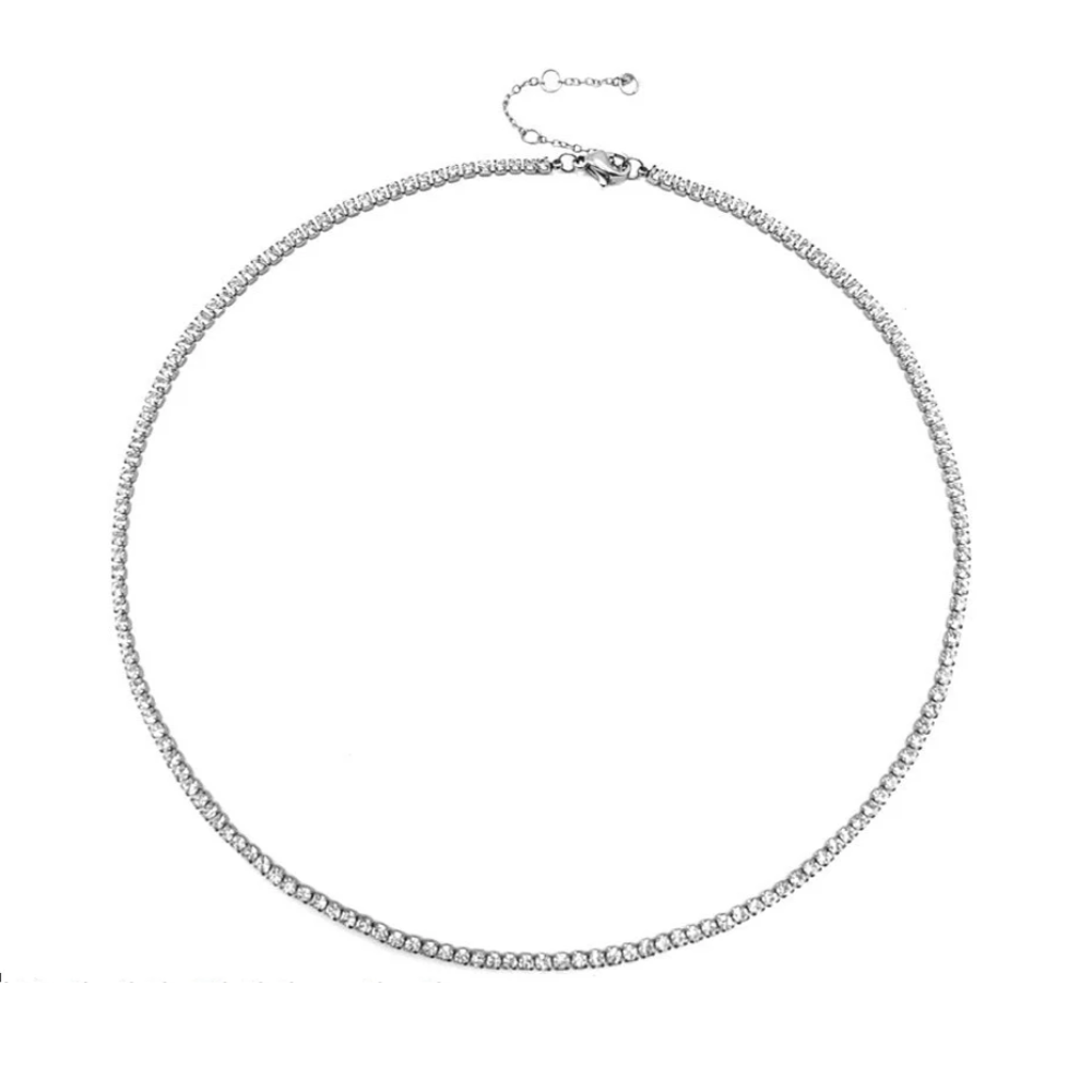 Lunaria Tennis Necklace