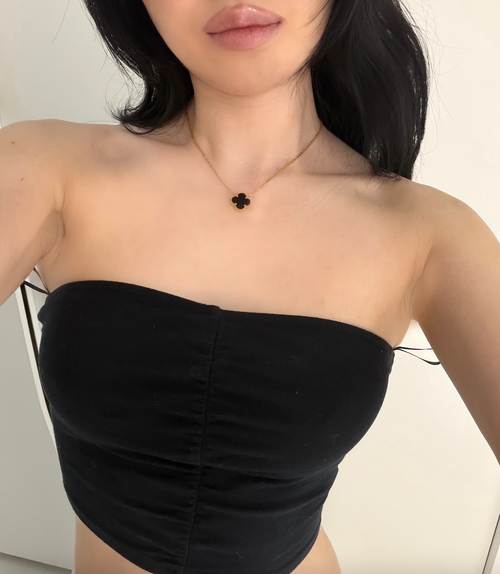 18K High-End Mood Layered Clover Necklace (2 Colors / Adjustable)