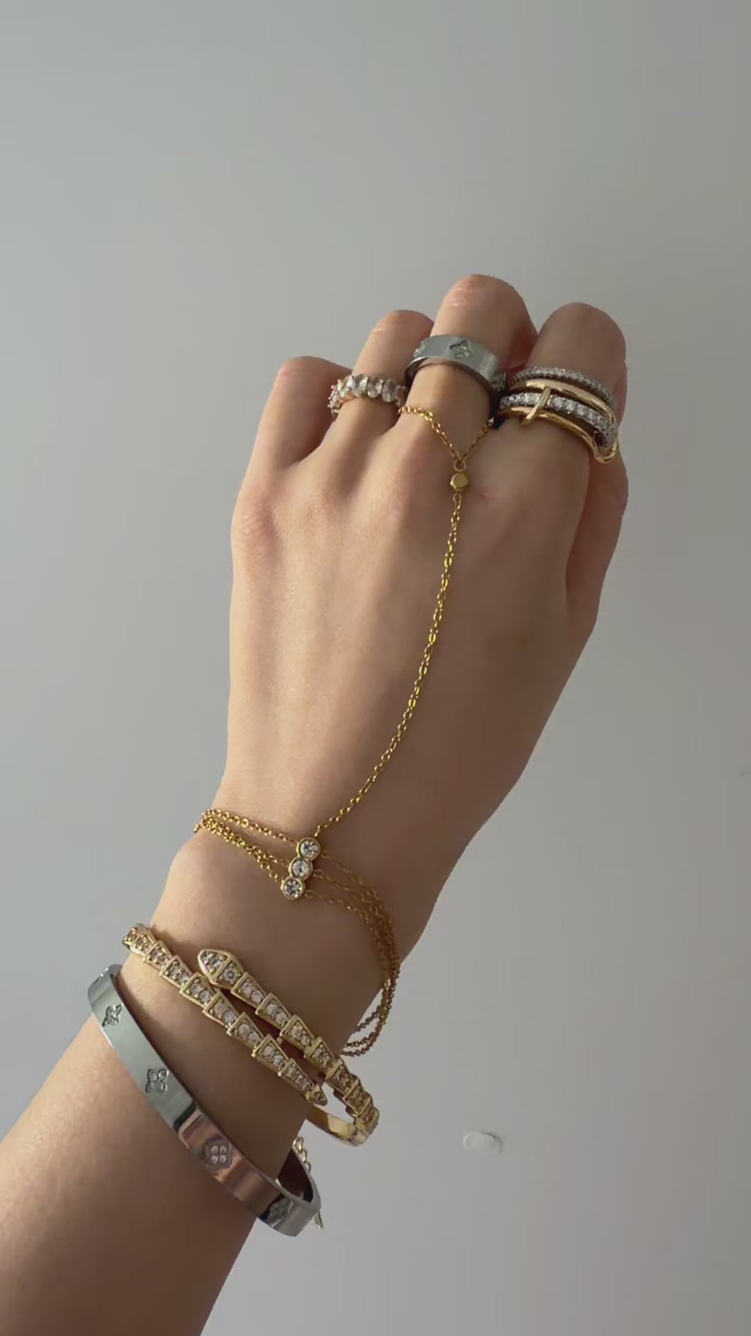 Bound Gleam – Stackable Viral Ring Set